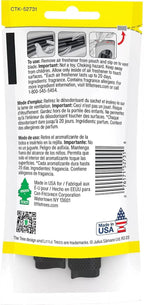 LITTLE TREES Car Air Freshener | Vent Wrap Provides Long-Lasting Scent, Slip on Vent Blade | Black Ice, 4 Packs (4 Count)
