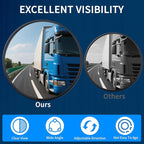 5.9-inch Round Convex Mirror with Tube Mounting Bracket- Convex Blind Spot Mirror for Truck/Bus/Van/Tractor/Tow/Forklift- 1PCS (2)