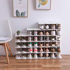 6-Tier Narrow Shoe Rack for Small Entryways, Space-Saving Adjustable Stackable Shelves, Free Standing Shoe Organizer for Clos