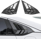 YINGTUU for Honda Accord Accessories 10th Gen 2018 2019 2020 2021 2022 Rear Window Louvers Blinds Trim-Carbon Fiber Pattern
