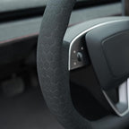 MEWANT DIY Stitching Steering Wheel Cover Wrap for Tesla Model 3 Highland 2023-2025/Model Y 2025 Highland for Tesla Model 3/Model Y Accessories