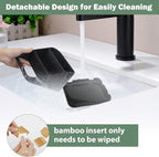 Chintu Toothbrush Holders for Bathroom Counter Organizer - 6 Slots Tooth Brushing Holder for Family Kids, Electric Toothbrush