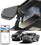 F150 Dash Cam 4K Custom fit for Ford F150 2018-2026 F250/F350/F450 Super Duty 2020-2026 XLT Lariat King Ranch Raptor Limited 