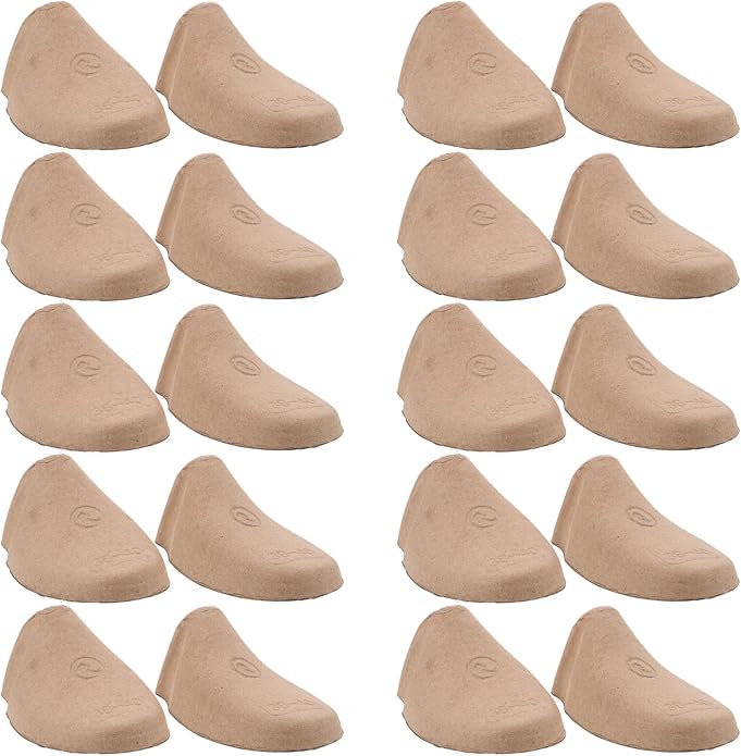 DECHOUS 20 Pairs Paper Shoe Tree Inserts - Reusable Anti-crease Boot Shaper for Men Women, Sneakers, Mules, Sports/Leather Dr