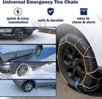NEOCHIAEVO Auto Tightening Snow Chains Tire Chains, 1-Minute Quick Install, Universal Fit for Car/SUV/Pickup Truck, Multi-Wea