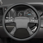 MEWANT Steering Wheel Cover for Chevy Silverado 1500/2500 / 3500 2003-2006 / Silverado 1500 2500HD 3500 Classic/Trailblazer Hand-Stitched Microfiber Leather Steering Wheel Wrap