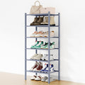 Smiry Shoe Rack, 6 Tier Small Bamboo Shoe Organizer, Stackable Free Standing Wooden Shoe Storage Shelf for Closet, Entryway, 