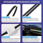 LED Car Ambient Lighting Strip for Tesla High Brightness with APP Control Multiple Colors and Car LED Strip Lighting Neon Lights for Model 3/Y (Dashboard& Center Console& 4 Floor Light)
