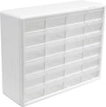 Akro-Mils 24-Drawer Plastic Drawer Storage Cabinet for Garage Organization, Bead Organizer, Building Bricks Storage, Teacher 
