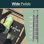 WOA WOA 6 Step Ladder for 12 Feet High Ceiling, Lightweight Foldable Ladder with Non-Slip Wide Pedals, Stepladder with Safe H
