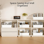Homsorout Large Closet Organizers and Storage Bins - 8 Pack Trapezoid Storage Baskets for Shelves, Foldable Fabric Baskets wi