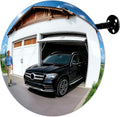 Convex Mirror 11.65" Adjustable Acrylic Wide Angle View Traffic Mirror for Bedroom Enhanced Security Coverage in Warehouses, Garage Parking, and Addressing Indoor/outdoor Corner Security