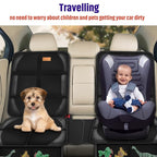Bacgnyer Car Seat Protector, 2 Pack of Seat Protectors, Thickest Padded 600D Fabric Padding, Waterproof, Durable, Anti Slip B