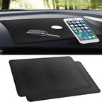 2pack Sticky Upgraded Anti-Slip mat - Non-Slip Rubber, 10.6 X 5.9 Inches - Universal Car Dashboard Sticky Mat for Phone, Sung