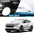 TINGLU Sun Shade for Nissan Murano 2025 2026 Accessories Windshield Sun Shade Window Shade UV Rays Protection Sun Visor Cover with Steering Wheel Sunshade Storage Bag