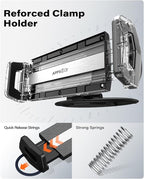 APPS2Car for Sturdy iPad Holder for Car CD Slot Tablet Mount, 2-in-1 Universal 4.7-13" Holder for iPad Pro 12.9" 13" Air Mini, iPhone, Galaxy Z Fold, Adjustable 360° Rotation, Road Trip Essentials