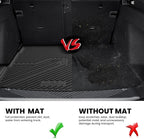 LASFIT Cargo Mat & Backrest Mats Seat Protector for BMW X3 2025 2026, Custom Fit 100% TPE All Weather Protection Car Liner for BMW X3 30 xDrive M50 xDrive Trunk Mats, Black
