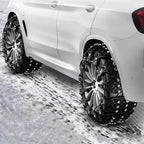 Snow Chains EOHMAK 6 PCS Car Anti-Skid Snow Tire Chains Automotive Tire Traction Chain for Tire Width 165-265mm Car Truck Pic