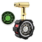 Bike Tire Pressure Gauge Presta and Schrader 160 PSI / 11 Bar, Road Bicycle Tire Air Pressure Gauge Luminous Dial, Suitable for Car, Motorcycle, Bike, SUV and Truck
