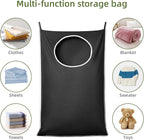 KEEPJOY XL 2-Pack Door Hanging Laundry Hamper, Size 36.5X22.5 Inch Door Hamper Bag with Large Opening and Sturdy Hooks for Al
