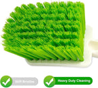 ITTAHO 2 Pack Car Wash Brush, Tire Brush for Cleaning Tires, Soft & Stiff Bristle Wheel Cleaner, Car Cleaning Supplies for Wh