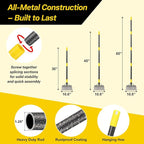 Garden Flat Shovel,60” Ice Scraper,Snow Shovel for Driveway, Stainless Steel Multifunctional Cleaning Shovels Chopper Floor Scraper for Outdoor Walkway Car Snow Ice Weeds Moss Removal