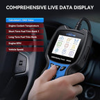 MA900 OBD2 Scanner + Battery Tester 2 in 1, Professional Code Reader Check Engine Diagnostic Scan Tool, 12V 24V 100-2000CCA