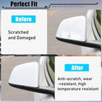 Jaronx Compatible with Tesla Model Y Side Mirror Cover Replacement 2020 2021 2022 2023 2024, Right Passenger Pearl White Door Rearview Mirror Cover Caps, for Tesla Model Y Accessories