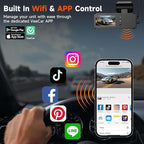 Dash Cam Front and Rear, 4K+1080P Dual Channel Dash Camera for Cars with Night Vision, Mini Car Camera with 1.97” IPS Screen,