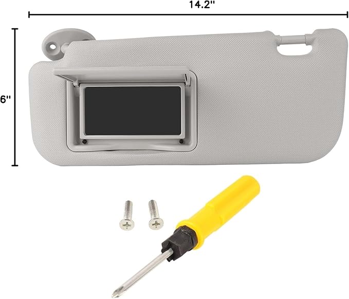 Car Sun Visor, Left Driver Side Sun Visor Rugged Long Lasting for