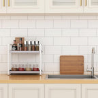 HNRLOY Bathroom Counter Organizer,Bathroom Countertop Organizer,Counter Shelf,Countertop Storage,Organization and Storage,Mak