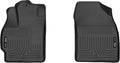 Husky Liners Weatherbeater Floor Mats | Fits 2010-2014 Toyota Prius | Front Row, 2-pc Black - 13491
