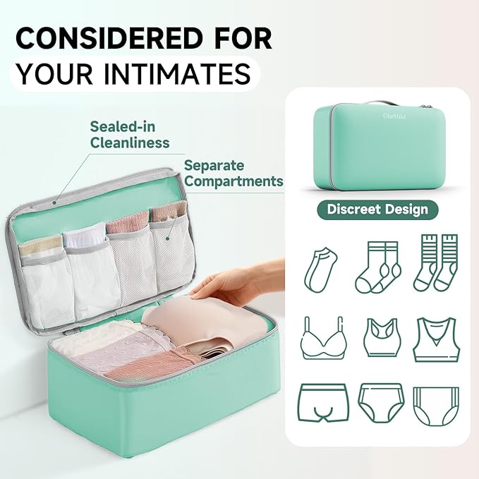 11 Set Packing Cubes for Travel, Gifts for Women Mom Kids, TSA Approved Bags for Makeup, Cosmetic, Toiletry, Suitcase Organiz