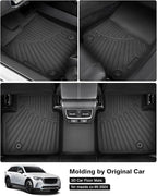 Powerty Floor Mats for 2024 2025 2026 Mazda CX-90 CX90 PHEV (Plug in Hybrid) Accessories Floor Liners 6&7 Seater with 3 Rows Floor Mat Heavy-Duty Floor Liner All Weather CX90 Car Floor Mats