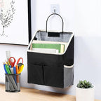 2pcs Wall Hanging Storage Bag,Wall Hanging Organizer Bags with Pockets, Wall Organizer Storage for Dormitory Bathroom Bedroom