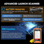 LAUNCH Creader Elite Bidirectional Tool Fit for Ford Lincoln Mercury Mazda, Full Systems All Resets OBD2 Scanner, PMI Function