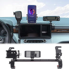 Aunginsy Dashboard Phone Holder Compatible with Ford Maverick 2022 2023 2024, Car 8-inch Navigation Screen Upper Panel Fixed Clip with Mobile Phone Stand/Walkie Talkie Bracket/Radio Mount Accessories