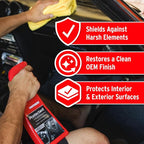 Mothers Protectant, 24 oz. – Long-Lasting UV Protection for Rubber, Vinyl & Plastic, Shields Dash, Trim, Bumpers & Tires from