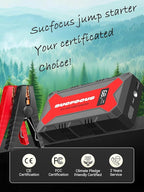 Car Battery Jump Starter 4000A Battery Jumper Starter Portable (for 9.0L Gas or 7.0L Diesel Engine) Jump Box Jump Starter