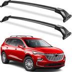 KINGGERI 300lbs Roof Rack Cross Bars Compatible with Buick Enclave 2018-2024 (with Flush Side Rails), Heavy Duty Aluminum Roof Rails Crossbars Luggage Cargo Carrier Rooftop Car SUV Black Accessories