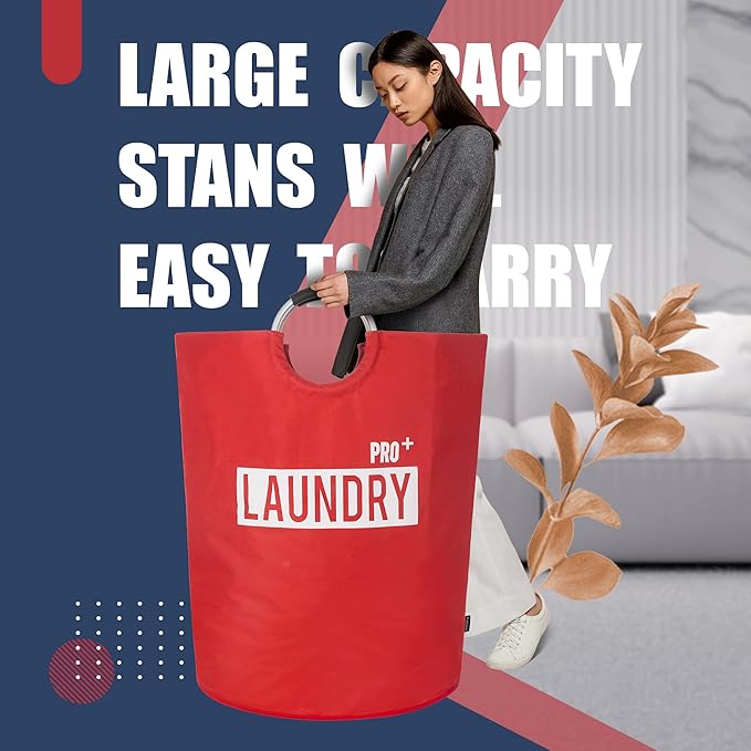 Caroeas Super Large 150L Laundry Basket Pro, Waterproof Laundry Hamper, Collapsible Laundry Basket Easy Storage, Clothes Hamp