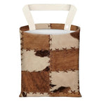 Car Garbage Can, Seat Back Hanging Cute Car Trash Can Bag, Car Organizer and Storage Bag for Travelling, Outdoor Retro Brown Cow Pattern