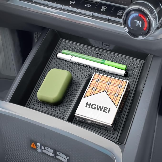 Center Console Organizer Compatible with 2025 2026 Chevy Equinox Interior Accessories Gear Shifter Insert Tray Equinox LT/RS/ACTIV Middle Armrest Storage Box (Not for Equinox ev) Black