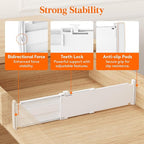 Lifewit 4" Tall 5 Pack Drawer Dividers, 35-56.5cm/13.8-22.2" Expandable Drawer Divider for Clothes, Adjustable Dresser Drawer