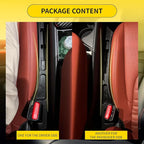 Car Seat Gap Filler 2 Pack, Inserts Between Seats Console with Deeper Groove, Universal Car Seat Gap Plug with Upgraded Phone Holder for Car SUV Truck