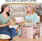 Makeup Organizer Countertop with Drawers, Make up Organizers for Vanity, Skincare Jewelry Earring Organizers, Cosmetic Displa