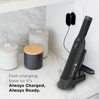 Shark WANDVAC Cordless Hand Vac, Lightweight, Versatile and Portable at 1.4 lbs., Powerful Suction for Pet Hair, Charging Doc
