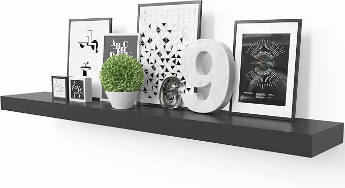 Ballucci Floating Shelf, 36" Wood Wall Shelf with Invisible Brackets for Bathroom, Living Room, Bedroom, Kitchen, Nursery, 6"