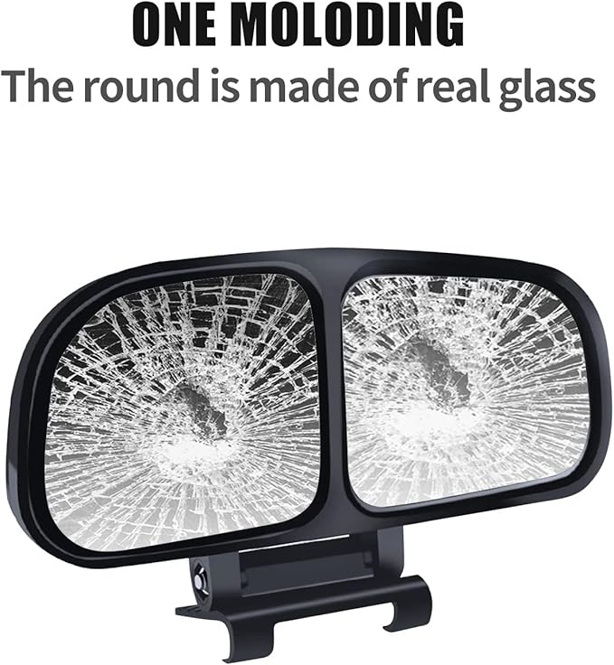 Car Blind Spot Mirror Exterior Retrofit Rearview Wide Angle (Left-2)