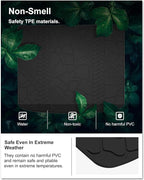KIWI MASTER Cargo Mat for 2014-2023 Jeep Cherokee, Custom Fit All Weather Rear Cargo Liner, Heavy Duty TPE Tray Trunk Mat, Black